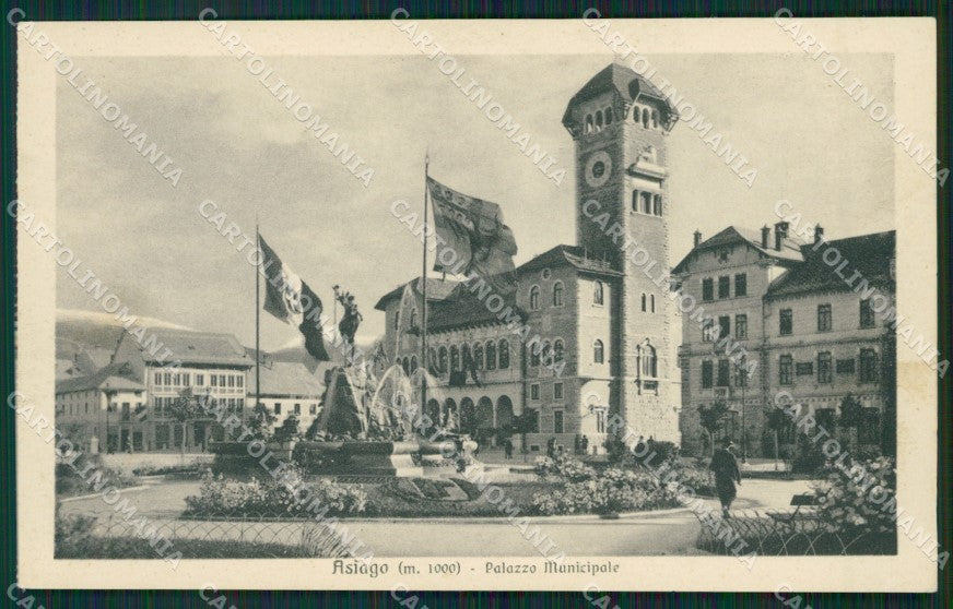 Vicenza Asiago Municipio cartolina ZKM9008 – fronte