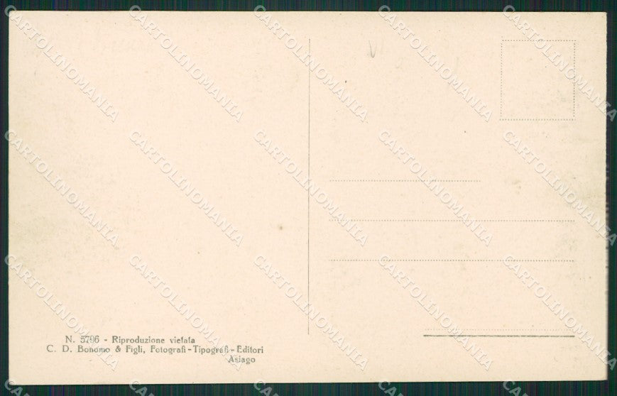 Vicenza Asiago Municipio cartolina ZKM9008 – retro