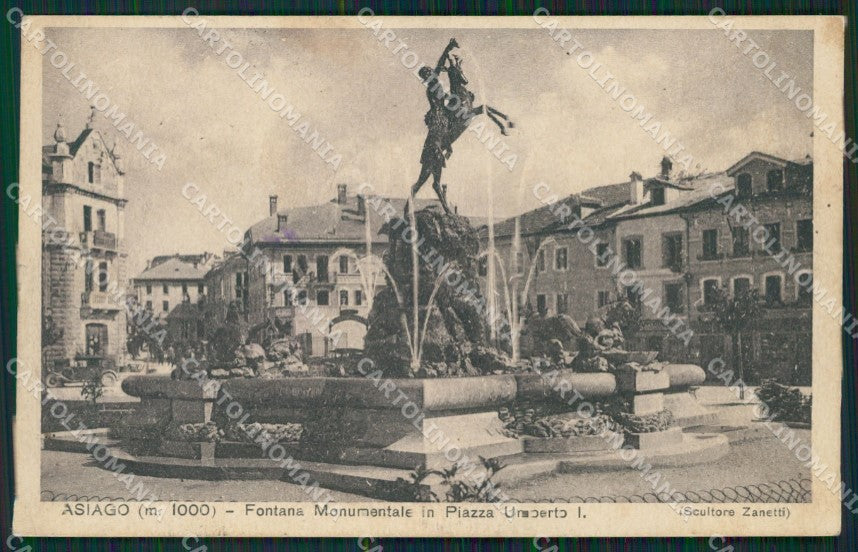 Vicenza Asiago Fontana cartolina ZKM9010 – fronte