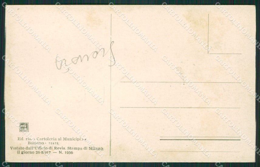 Vicenza Bassano del Grappa SCOLLATA cartolina ZKM9026 – retro
