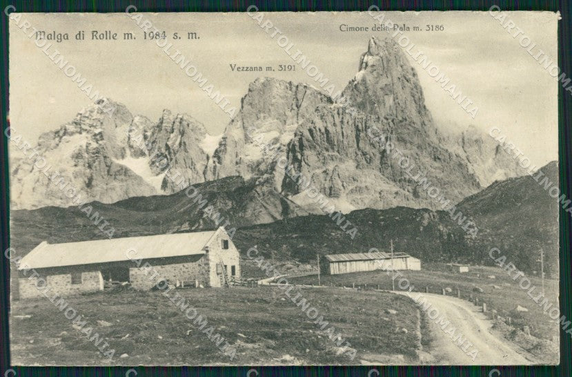 Trento San Martino di Castrozza Malga di Rolle cartolina ZKM9038 – fronte
