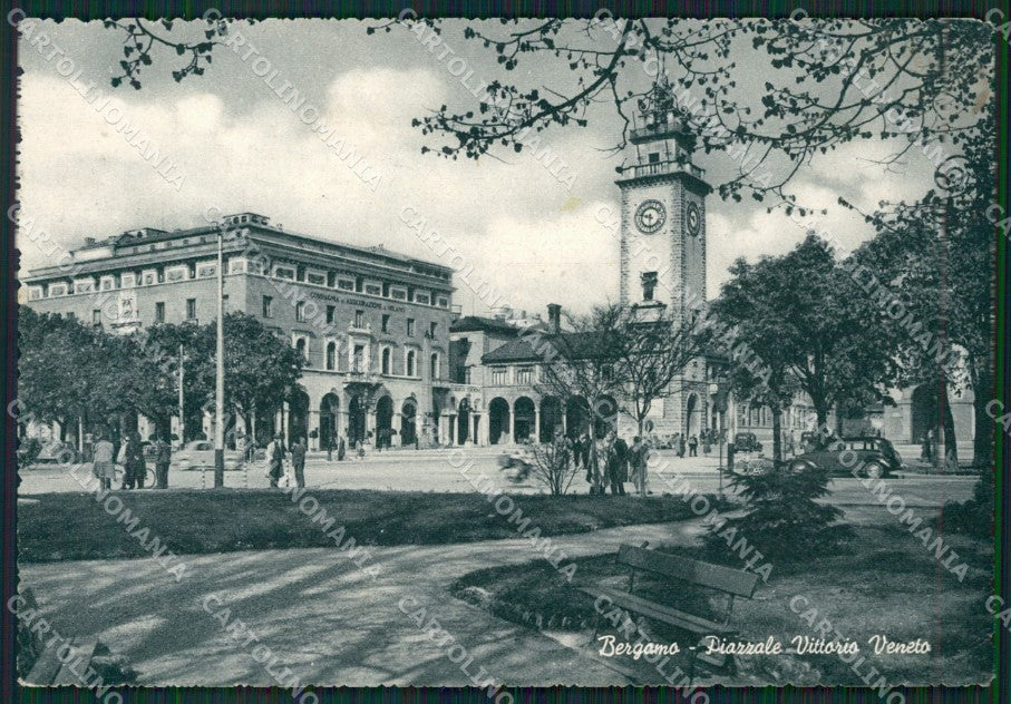 Bergamo Città FG cartolina ZKM9044 – fronte
