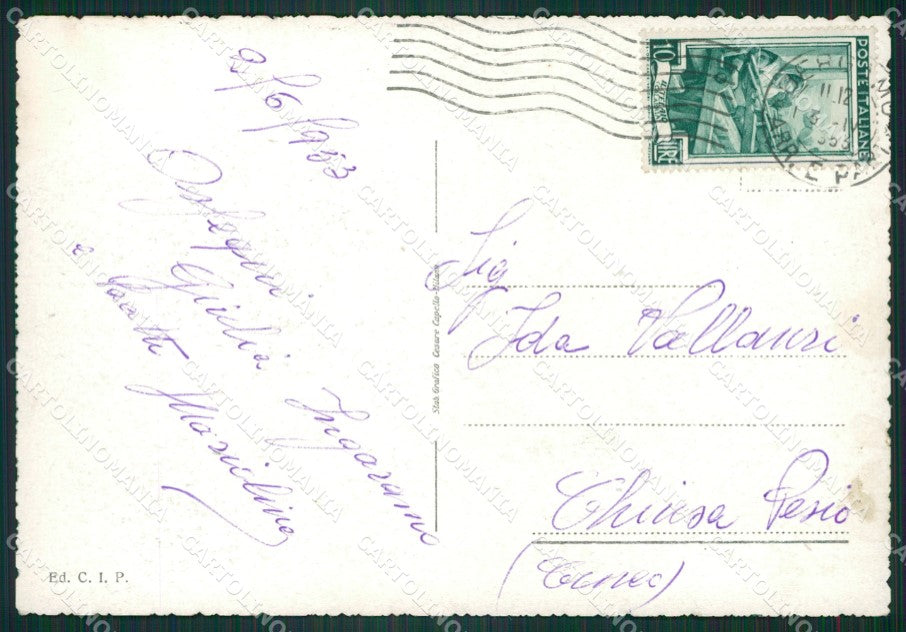 Bergamo Città FG cartolina ZKM9044 – retro