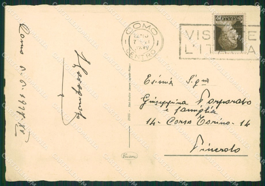 Como Città Barche FG cartolina ZKM9054 – retro