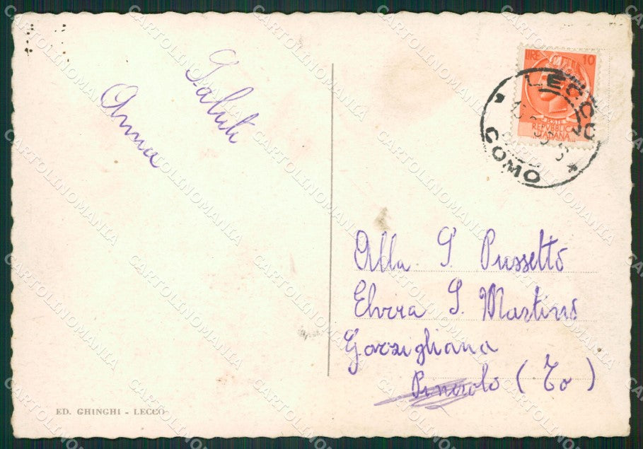 Lecco Città FG cartolina ZKM9057 – retro