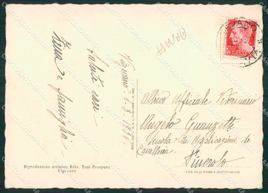Pavia Vigevano ABRASA FG cartolina ZKM9079 – retro