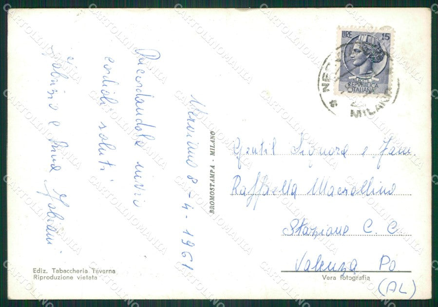 Milano Nerviano PIEGHINE Foto FG cartolina ZKM9094 – retro