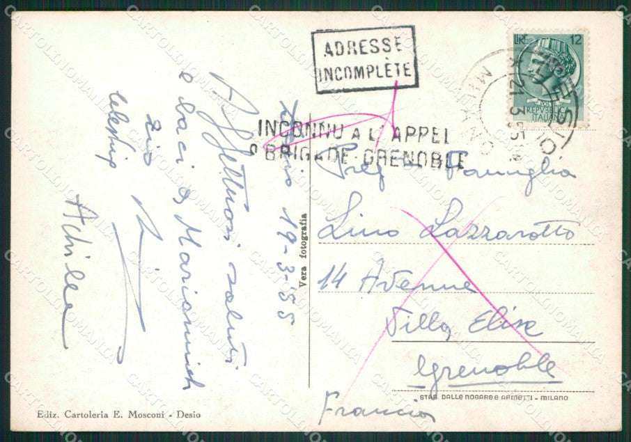 Milano Monza Desio Foto FG cartolina ZKM9099 – retro