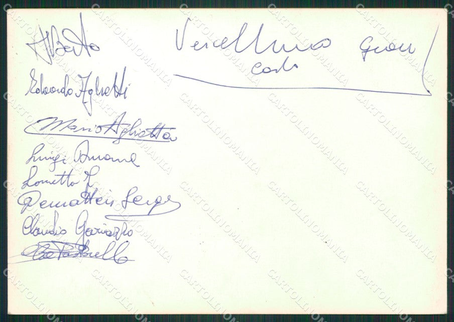 Milano Sesto San Giovanni Studenti RETRO BIANCO Foto FG cartolina ZKM9100 – retro