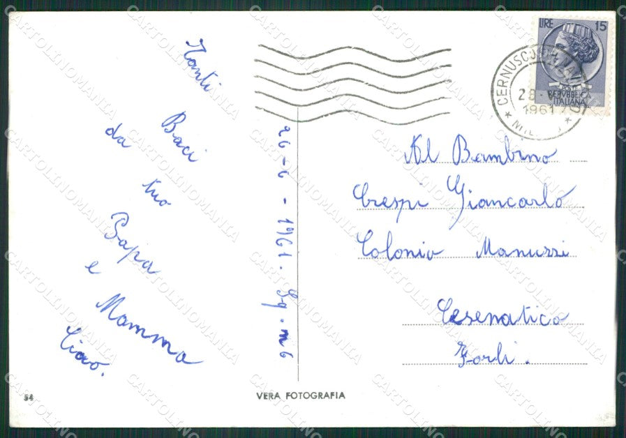 Milano Cernusco Foto FG cartolina ZKM9106 – retro