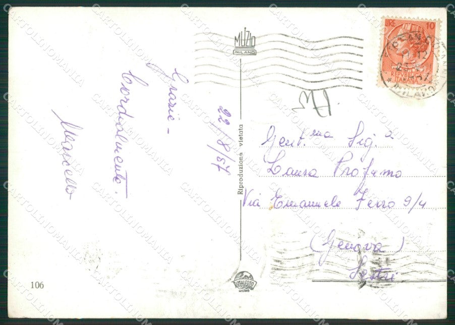 Milano Sesto San Giovanni Foto FG cartolina ZKM9109 – retro
