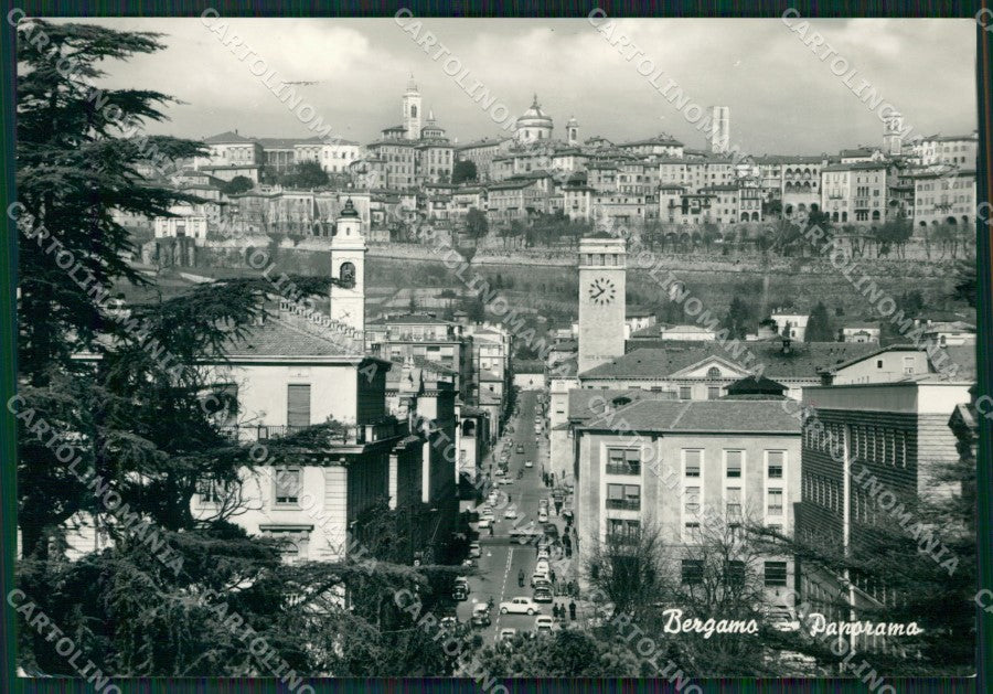 Bergamo Città FORO Foto FG cartolina ZKM9131 – fronte
