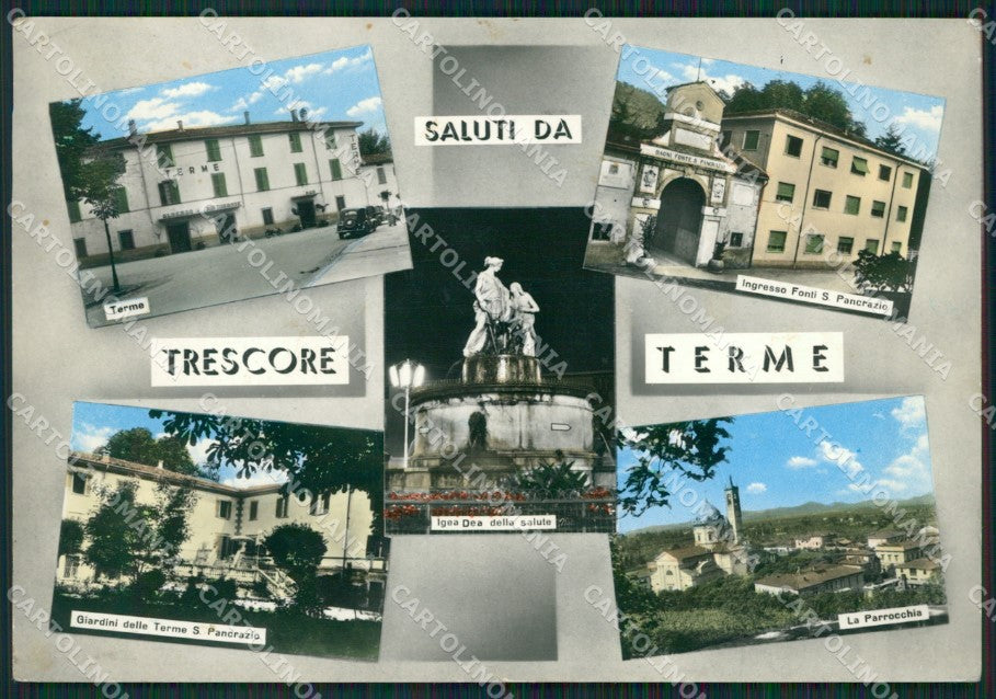 Bergamo Trescore Terme Saluti da STRAPPINO Foto FG cartolina ZKM9138 – fronte