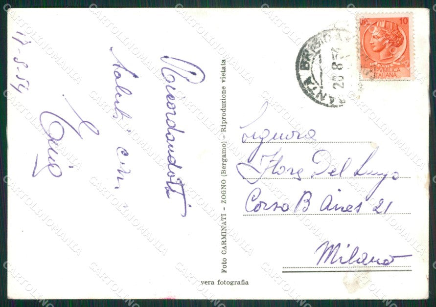 Bergamo Santa Brigida Foto FG cartolina ZKM9141 – retro