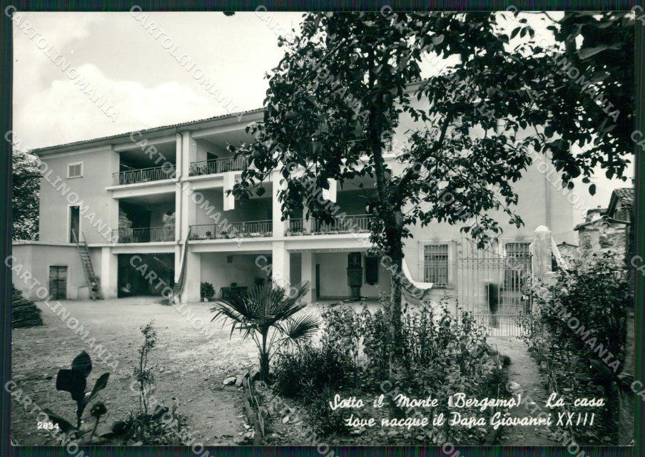 Bergamo Sotto il Monte Casa natale del Papa Foto FG cartolina ZKM9148 – fronte