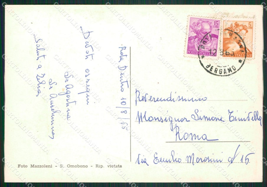 Bergamo Rota Dentro Foto FG cartolina ZKM9150 – retro