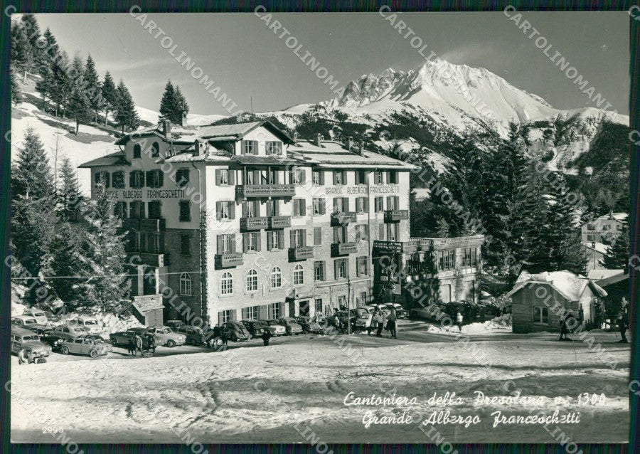 Bergamo Colere Cantoniera della Presolana Auto Foto FG cartolina ZKM9153 – fronte