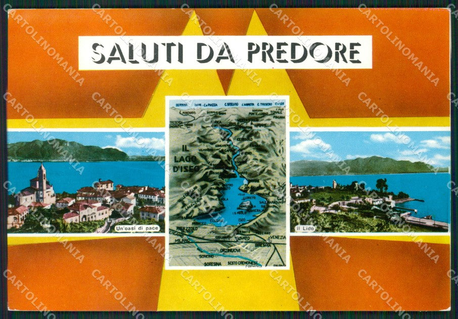 Bergamo Predore Saluti da Foto FG cartolina ZKM9160 – fronte
