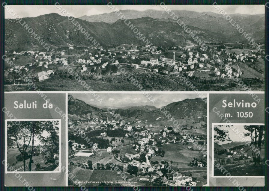 Bergamo Selvino Saluti da Foto FG cartolina ZKM9162 – fronte
