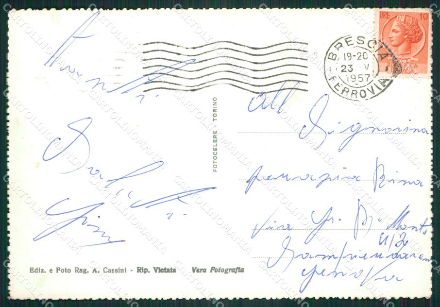 Brescia Città Foto FG cartolina ZKM9169 – retro