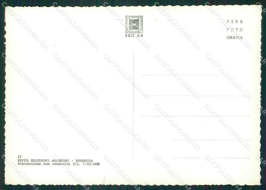 Brescia Città Auto Filovia Foto FG cartolina ZKM9171 – retro
