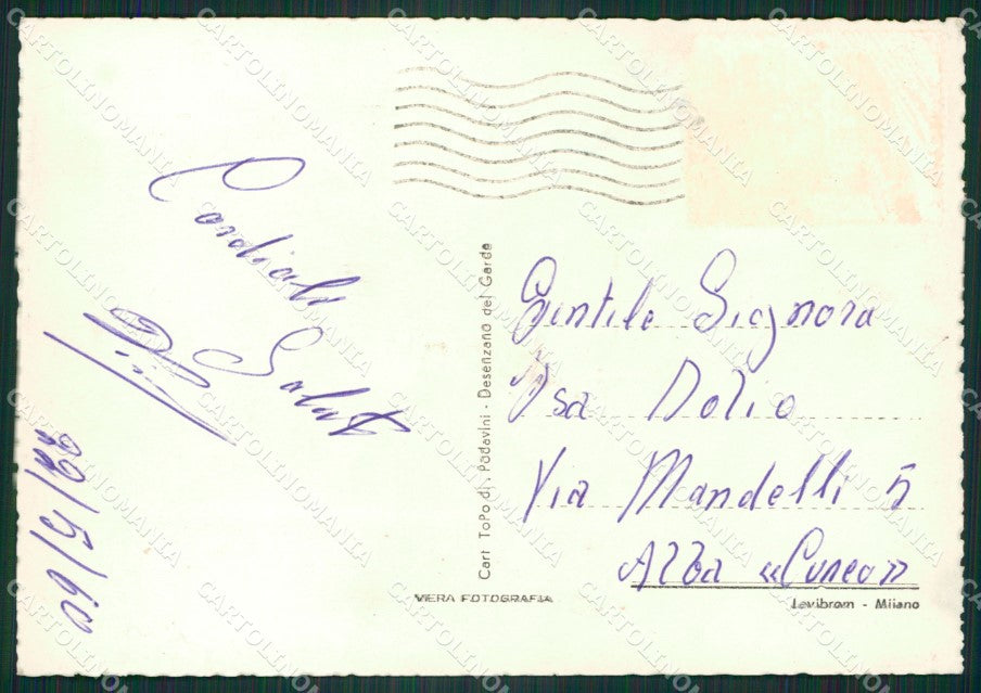 Brescia Desenzano del Garda Foto FG cartolina ZKM9178 – retro