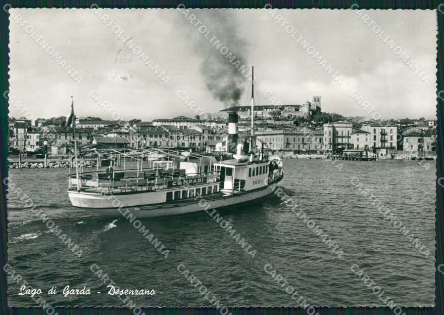 Brescia Desenzano Battello Foto FG cartolina ZKM9202 – fronte