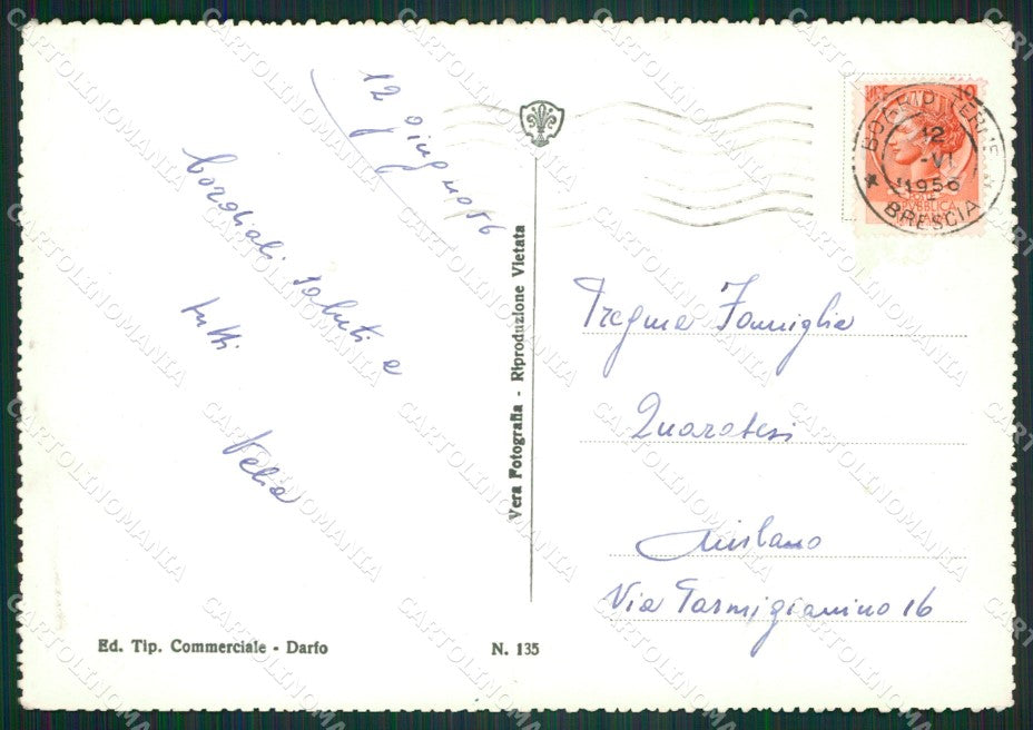 Brescia Darfo Boario Terme Foto FG cartolina ZKM9208 – retro