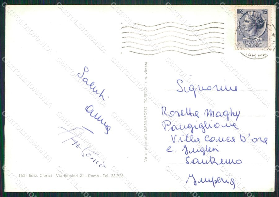 Como Città Foto FG cartolina ZKM9209 – retro