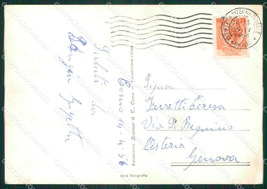 Como Brunate Foto FG cartolina ZKM9215 – retro