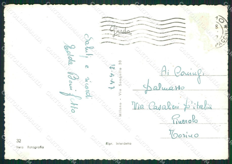 Como Città Barche Foto FG cartolina ZKM9218 – retro