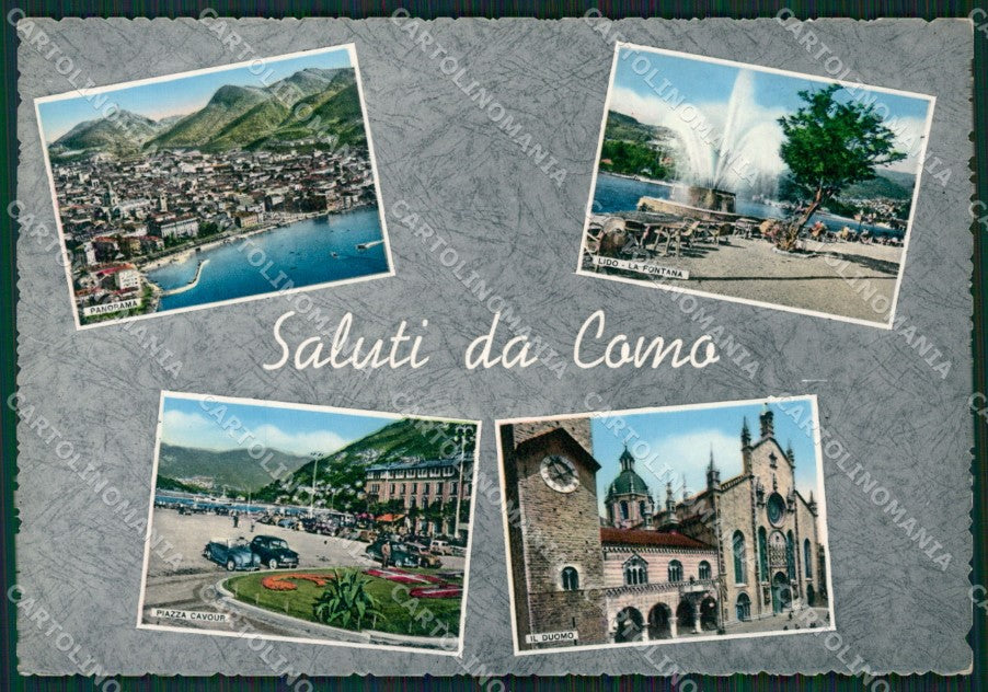 Como Città Saluti da Foto FG cartolina ZKM9220 – fronte