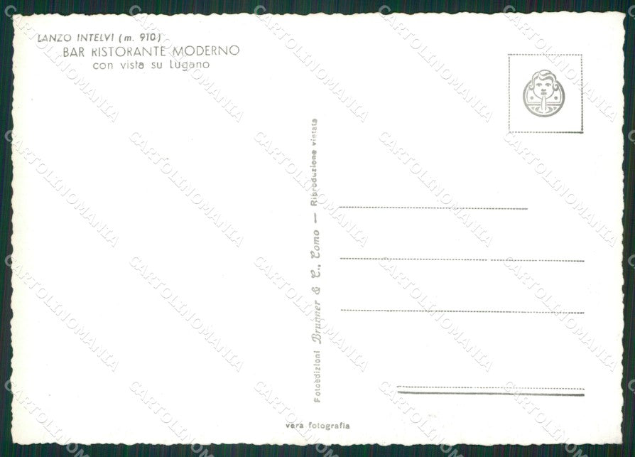 Como Lanzo Intelvi Foto FG cartolina ZKM9222 – retro