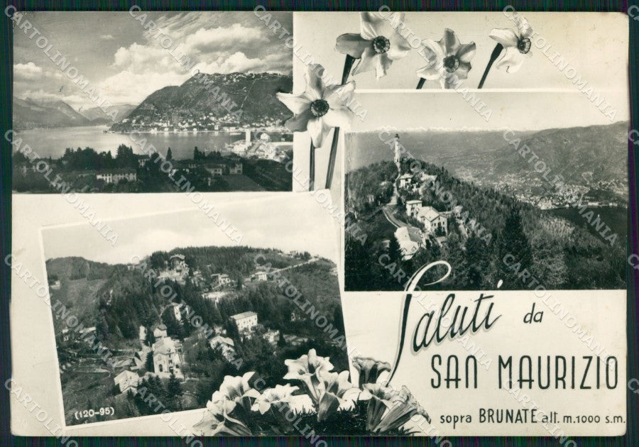 Como San Maurizio Saluti da Foto FG cartolina ZKM9224 – fronte