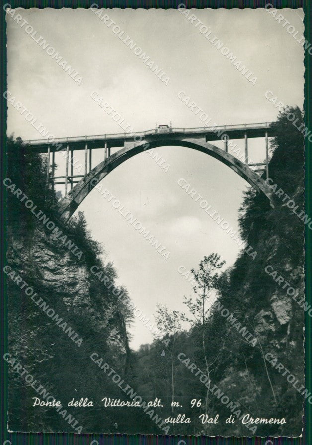 Lecco Barzio Ponte della Vittoria Foto FG cartolina ZKM9226 – fronte