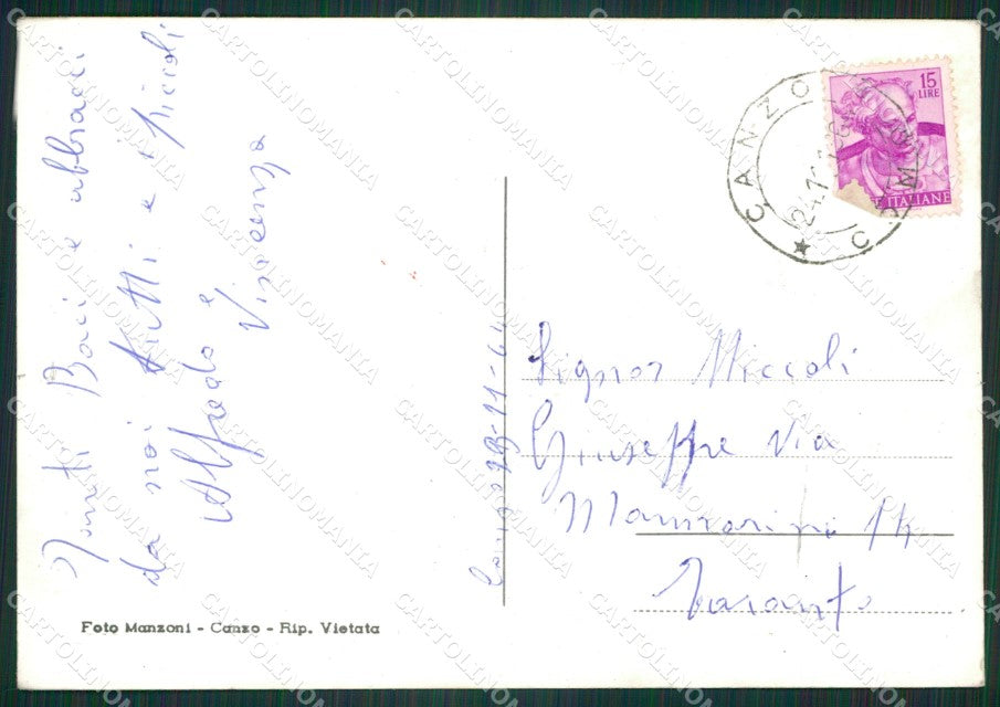 Como Canzo Foto FG cartolina ZKM9232 – retro