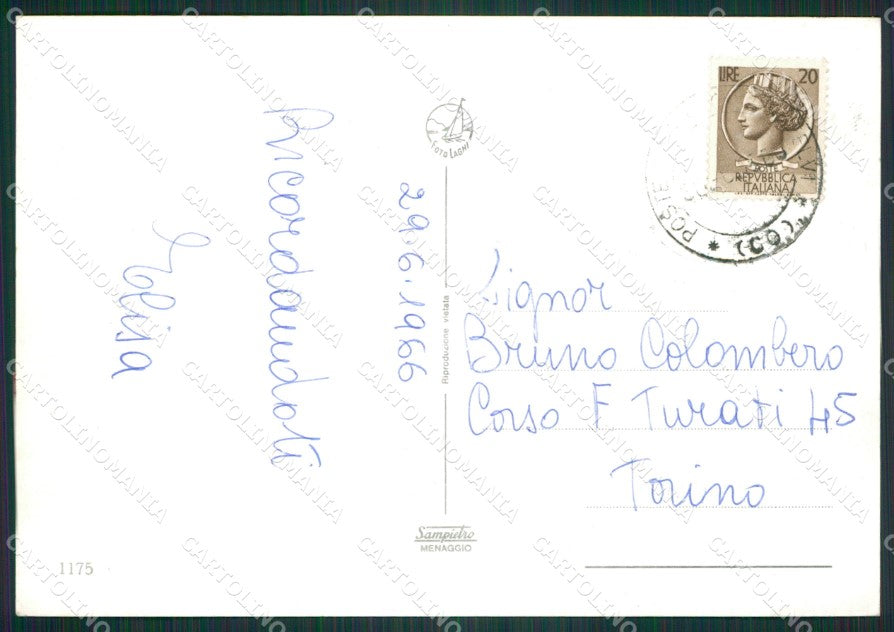Como Capanna Bruno Saluti da Rifugio Foto FG cartolina ZKM9235 – retro