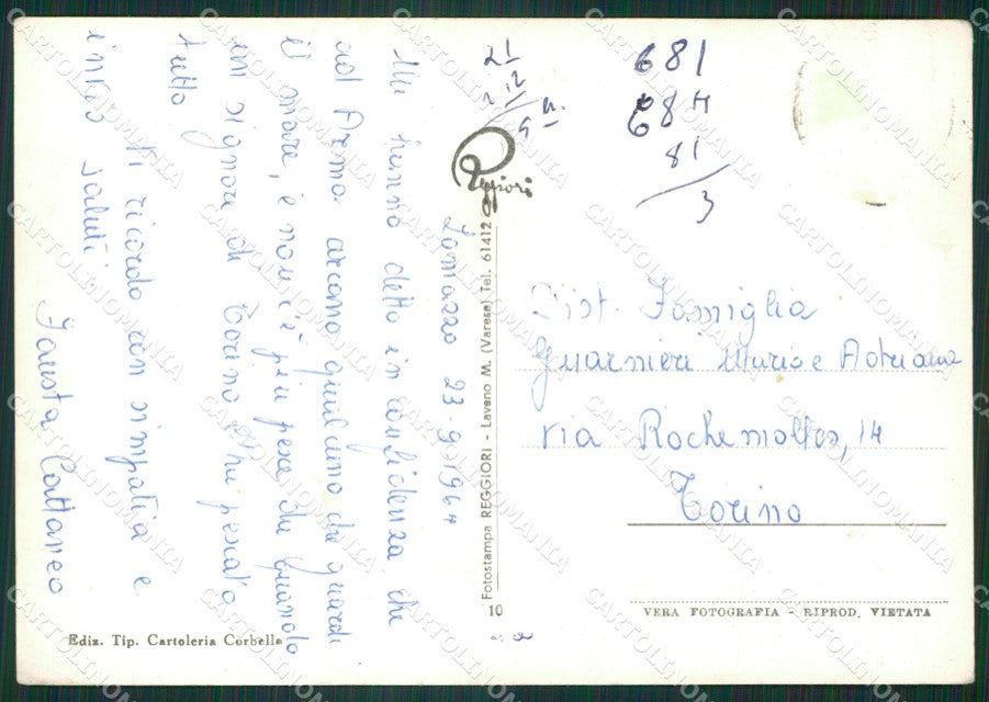 Como Lomazzo Saluti da Foto FG cartolina ZKM9241 – retro