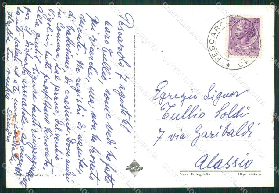 Cremona Pescarolo FORI Foto FG cartolina ZKM9246 – retro