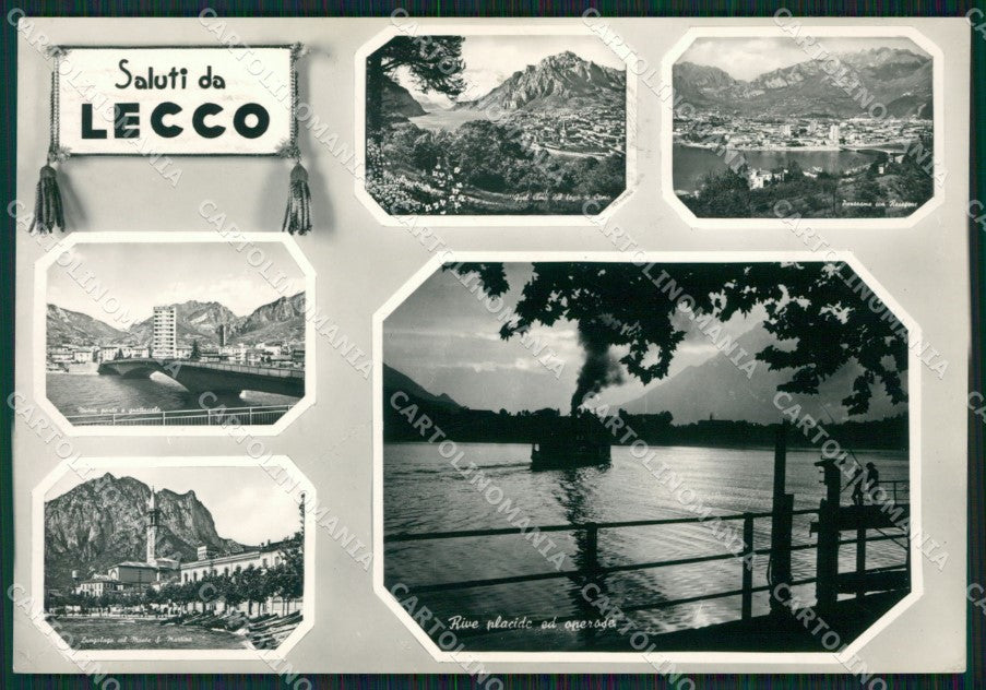 Lecco Città Saluti da PIEGHINA Foto FG cartolina ZKM9256 – fronte