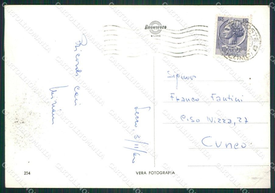 Lecco Città Saluti da PIEGHINA Foto FG cartolina ZKM9256 – retro