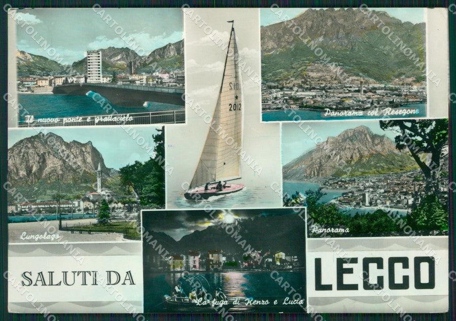 Lecco Città Saluti da Foto FG cartolina ZKM9257 – fronte