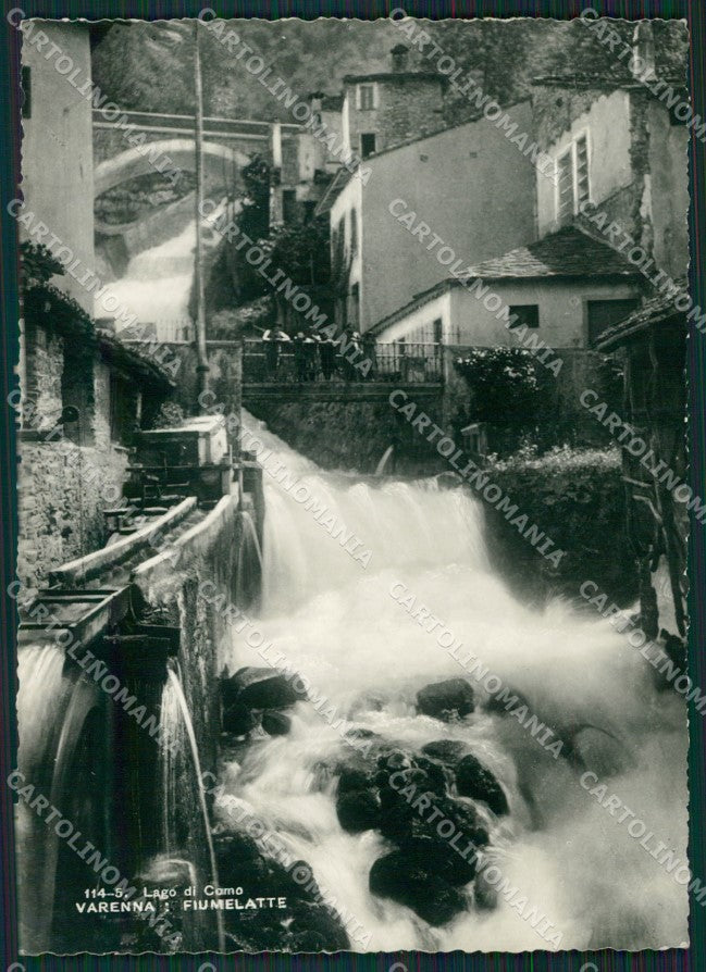 Lecco Varenna Fiumelatte Foto FG cartolina ZKM9258 – fronte