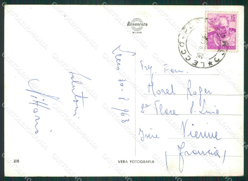 Lecco Città Saluti da Foto FG cartolina ZKM9264 – retro