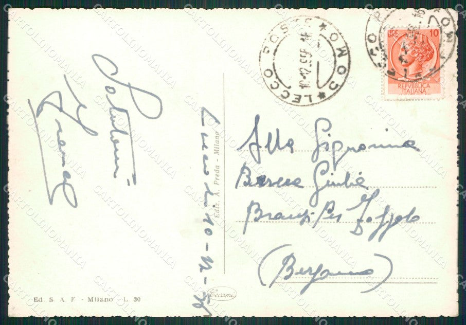 Lecco Città Saluti da Foto FG cartolina ZKM9266 – retro