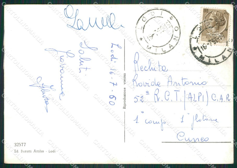 Lodi Città Foto FG cartolina ZKM9271 – retro