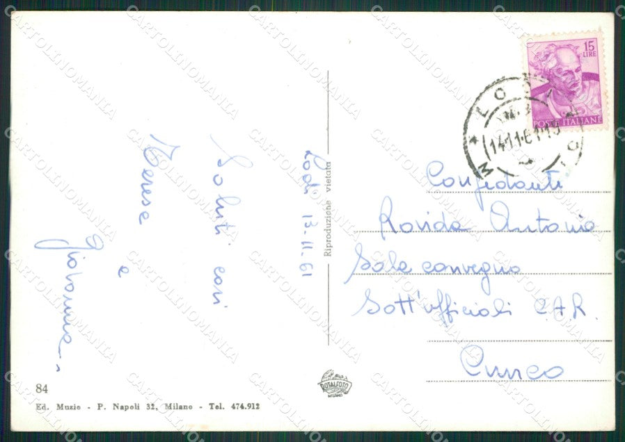 Lodi Città Foto FG cartolina ZKM9276 – retro