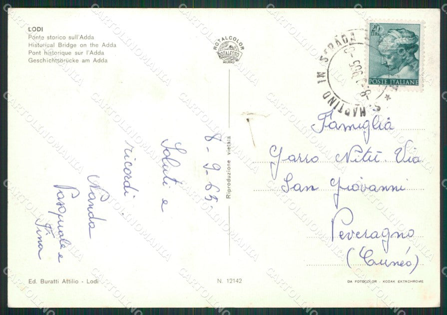 Lodi Città Foto FG cartolina ZKM9281 – retro