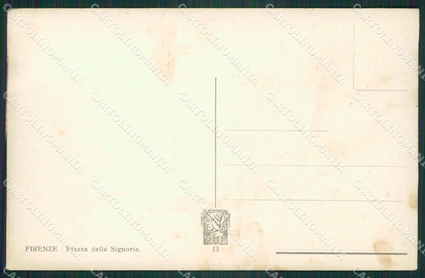 Firenze Città cartolina ZKM9290 – retro
