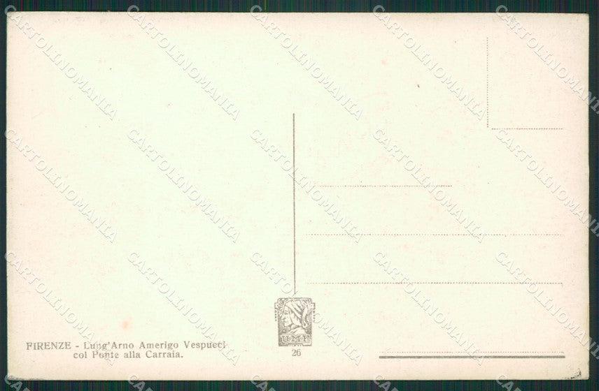 Firenze Città cartolina ZKM9315 – retro